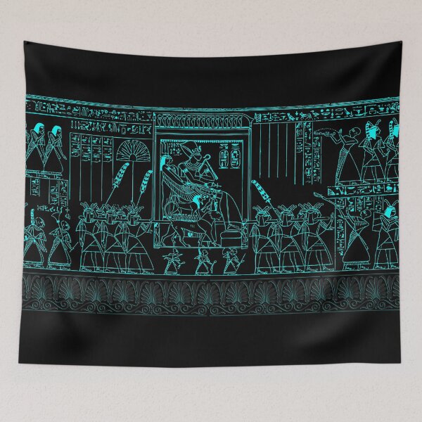 Item preview, Ancient Egyptian hieroglyphics and Pharaoh designed and sold by angelisart.