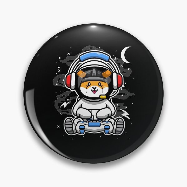 Item preview, Astronaut Gamer Floki Inu Coin To The Moon Floki Army Crypto Token Blockchain Cryptocurrency Wallet HODL designed and sold by JaxonBrown.