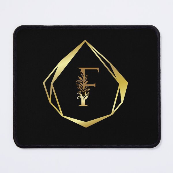 Item preview, Gold Monogram Letter F | English Alphabet Series designed and sold by BYNANA80.