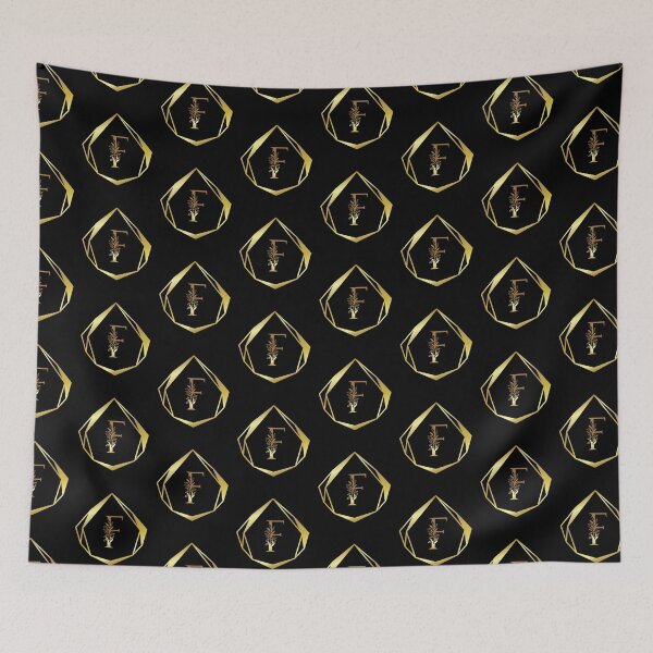 Item preview,  Gold Monogram Letter F | English Alphabet Series  designed and sold by BYNANA80.