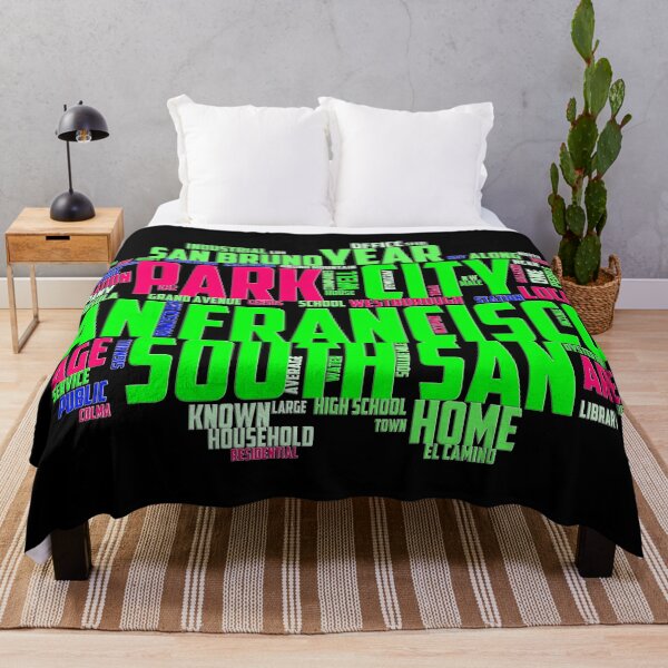Item preview, San Francisco green fluorescent text designed and sold by Astralia.