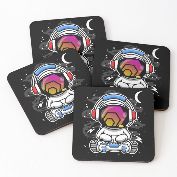 Item preview, Astronaut Gamer HEX Coin To The Moon HEX Crypto Token Blockchain Cryptocurrency Wallet HODL designed and sold by JaxonBrown.