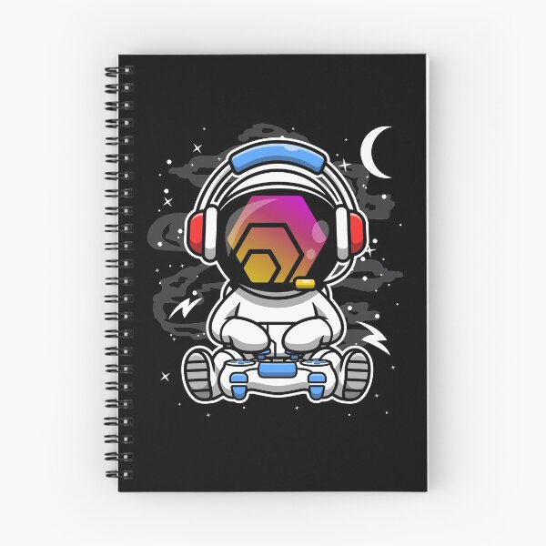 Item preview, Astronaut Gamer HEX Coin To The Moon HEX Crypto Token Blockchain Cryptocurrency Wallet HODL designed and sold by JaxonBrown.