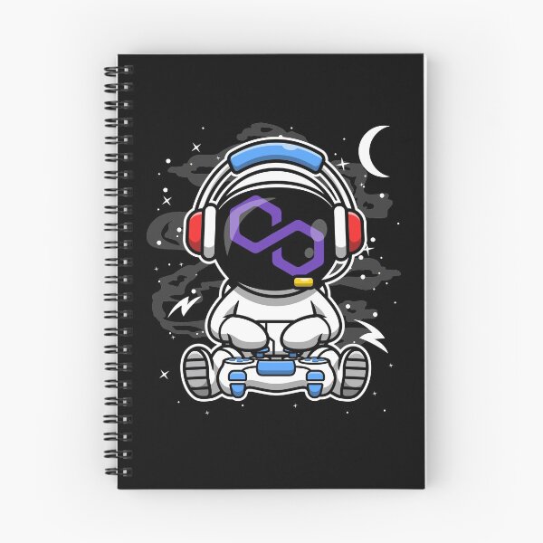 Item preview, Astronaut Gamer Polygon Matic Coin To The Moon Crypto Token Blockchain Cryptocurrency Wallet HODL designed and sold by JaxonBrown.