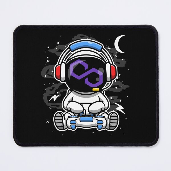 Item preview, Astronaut Gamer Polygon Matic Coin To The Moon Crypto Token Blockchain Cryptocurrency Wallet HODL designed and sold by JaxonBrown.