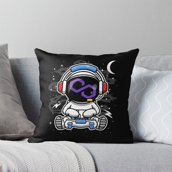 Item preview, Astronaut Gamer Polygon Matic Coin To The Moon Crypto Token Blockchain Cryptocurrency Wallet HODL designed and sold by JaxonBrown.