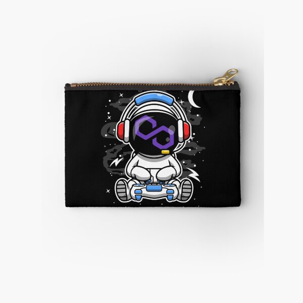 Item preview, Astronaut Gamer Polygon Matic Coin To The Moon Crypto Token Blockchain Cryptocurrency Wallet HODL designed and sold by JaxonBrown.