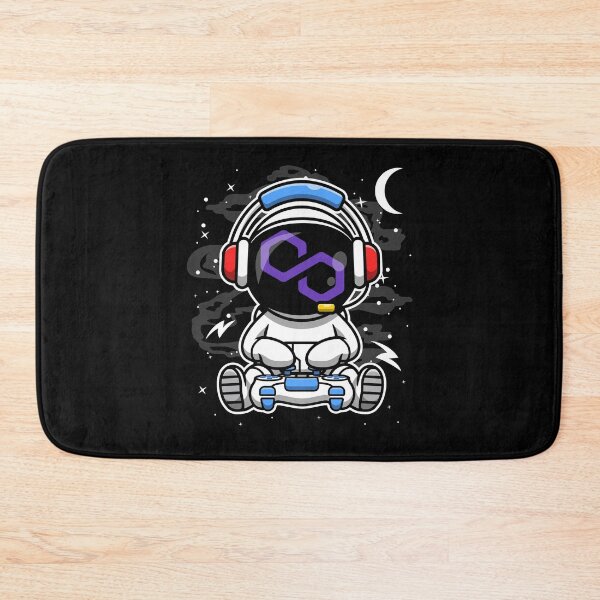 Item preview, Astronaut Gamer Polygon Matic Coin To The Moon Crypto Token Blockchain Cryptocurrency Wallet HODL designed and sold by JaxonBrown.