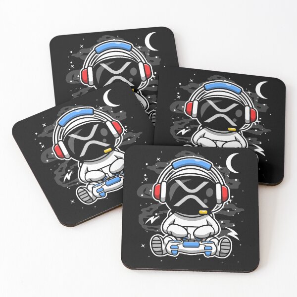 Item preview, Astronaut Gamer Ripple XRP Coin To The Moon Crypto Token Blockchain Cryptocurrency Wallet HODL designed and sold by JaxonBrown.