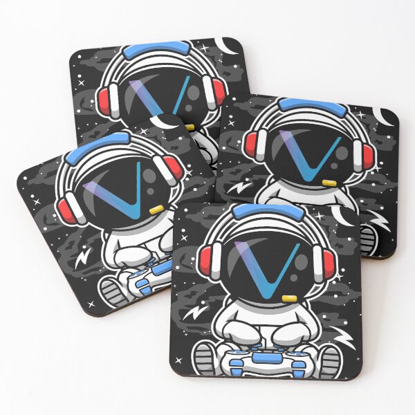 Item preview, Astronaut Gamer Vechain VET Coin To The Moon Crypto Token Blockchain Cryptocurrency Wallet HODL designed and sold by JaxonBrown.