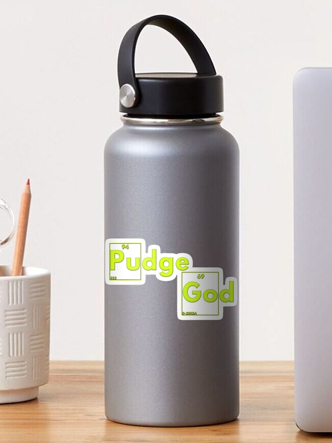 Thumbnail 1 of 3, Sticker, Pudge God designed and sold by chanong.