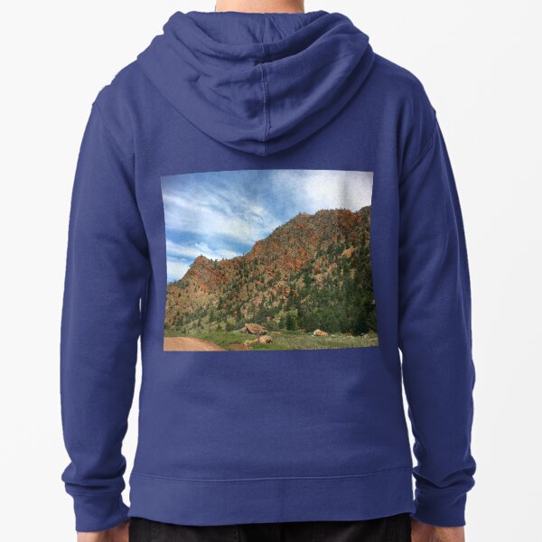 Escarpment ~ Finders Ranges, South Australia Zipped Hoodie