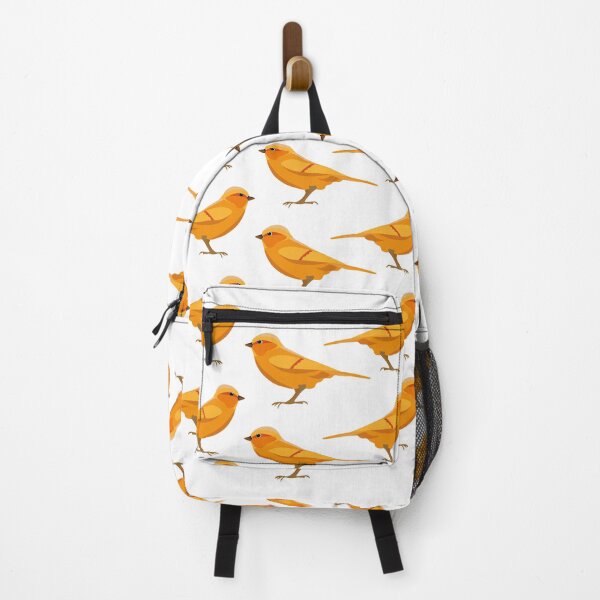 Item preview, Orange Birds Pattern  DesignThrow Pillow 01 designed and sold by blueocan.