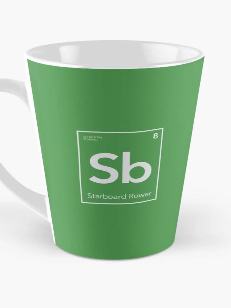 Thumbnail 3 of 4, Coffee Mug, Elemental Rowing - Starboard Rower designed and sold by WorkingWalrus.
