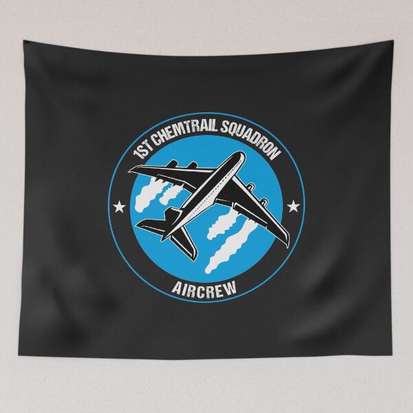 Item preview, Chemtrail Squadron Aircrew Funny Aviation Pilot Gift designed and sold by stearman.
