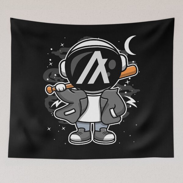Item preview, Hiphop Astronaut Basketball Algorand ALGO Coin To The Moon Crypto Token Blockchain Cryptocurrency Wallet HODL designed and sold by JaxonBrown.