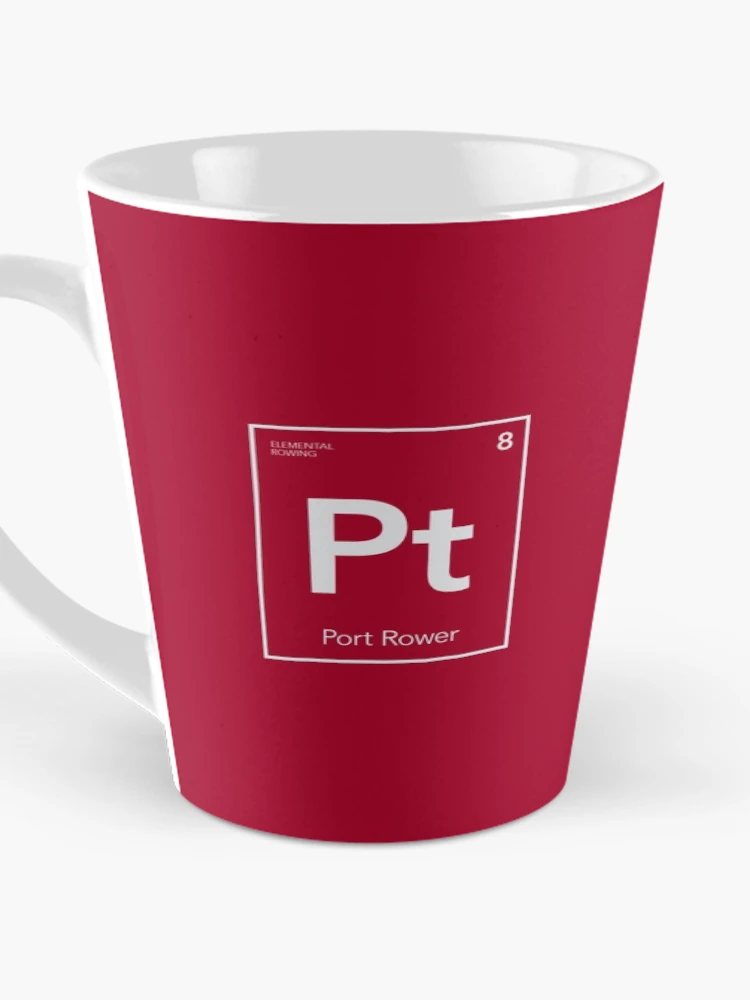 Thumbnail 3 of 4, Coffee Mug, Elemental Rowing - Port Rower designed and sold by WorkingWalrus.
