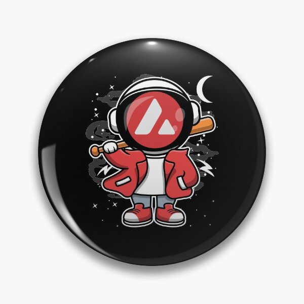 Item preview, Hiphop Astronaut Basketball Avalanche Avax Coin To The Moon Crypto Token Blockchain Cryptocurrency Wallet HODL designed and sold by JaxonBrown.