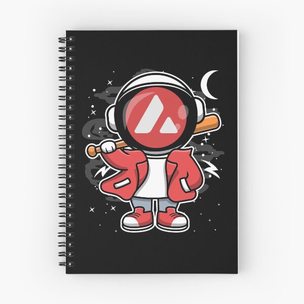 Item preview, Hiphop Astronaut Basketball Avalanche Avax Coin To The Moon Crypto Token Blockchain Cryptocurrency Wallet HODL designed and sold by JaxonBrown.