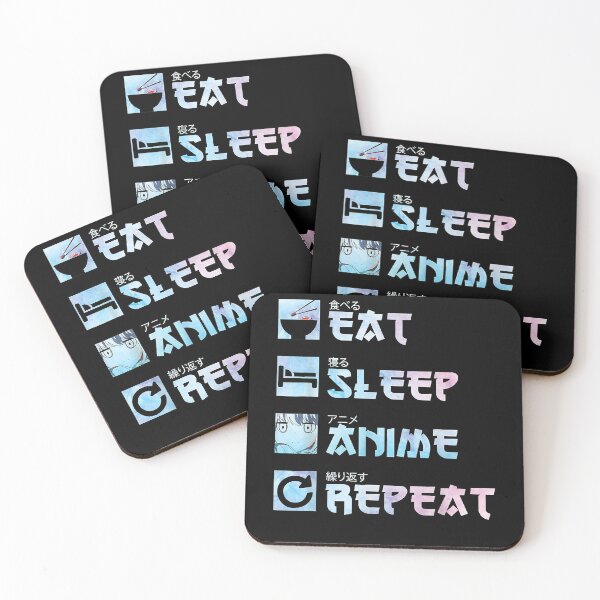 Item preview, Eat Sleep Anime Repeat Funny Gift For Japanese Manga Lover  designed and sold by CarmenMateo.