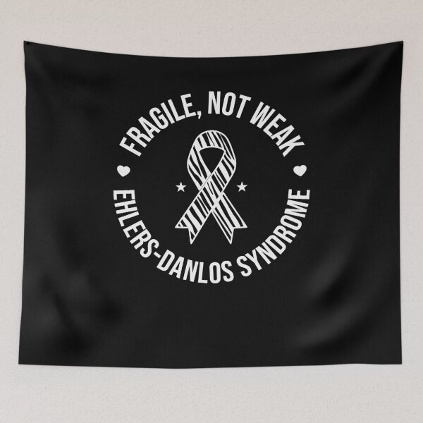 Item preview, Fragile Not Weak Ehlers Danlos Syndrome Shirt, Funny EDS Shirt, Awareness For EDS Warrior Fighter Survivor, Connective Tissue Disorder designed and sold by aymob.