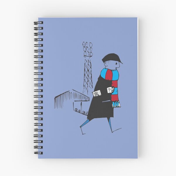 Item preview, FCF Flat cap Fan - Football Fan - Claret and Blue Scarf   designed and sold by MatchCultStores.