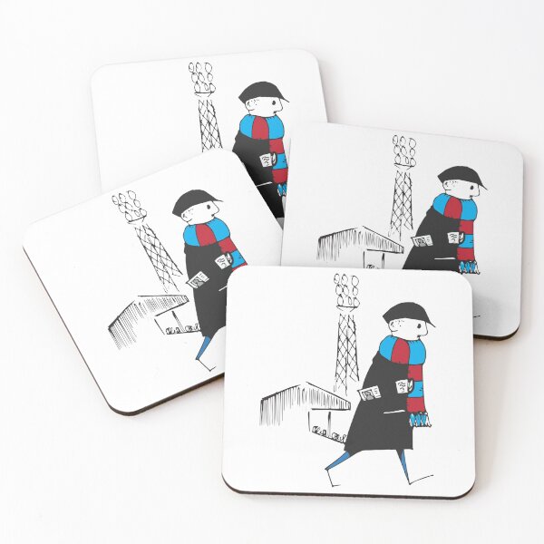 Item preview, FCF Flat cap Fan - Football Fan - Claret and Blue Scarf   designed and sold by MatchCultStores.