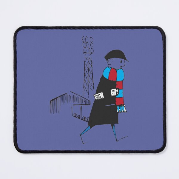 Item preview, FCF Flat cap Fan - Football Fan - Claret and Blue Scarf   designed and sold by MatchCultStores.