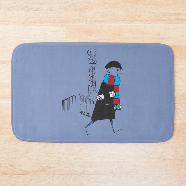 Item preview, FCF Flat cap Fan - Football Fan - Claret and Blue Scarf   designed and sold by MatchCultStores.