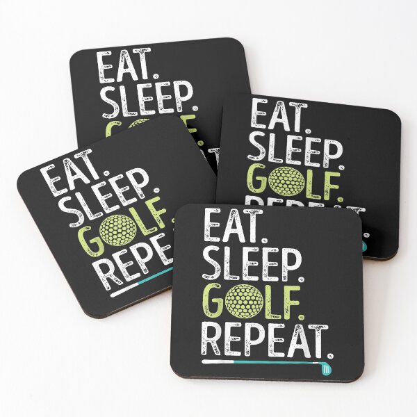 Item preview, Eat Sleep Golf Repeat Golfing Golfer Funny Men Women Sports designed and sold by CarmenMateo.