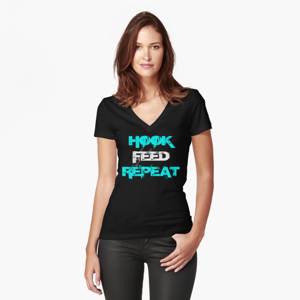 Item preview, Fitted V-Neck T-Shirt designed and sold by chanong.