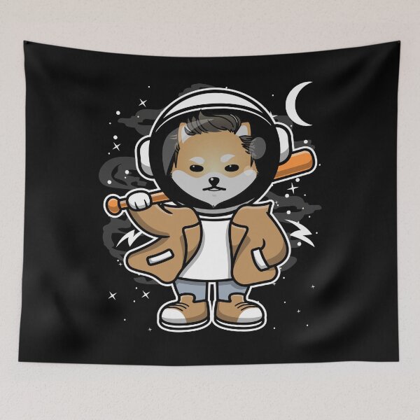 Item preview, Hiphop Astronaut Basketball Dogelon Mars ELON Coin To The Moon Crypto Token Blockchain Cryptocurrency Wallet HODL designed and sold by JaxonBrown.
