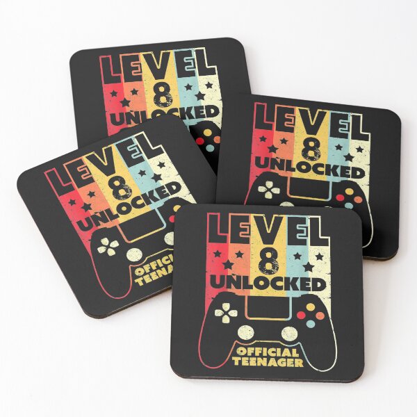 Item preview, 8th Birthday Shirt. Level 8 Unlocked, Official Teenager,game Shirt,gamer Shirt designed and sold by Peggy4822.