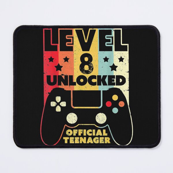 Item preview, 8th Birthday Shirt. Level 8 Unlocked, Official Teenager,game Shirt,gamer Shirt designed and sold by Peggy4822.