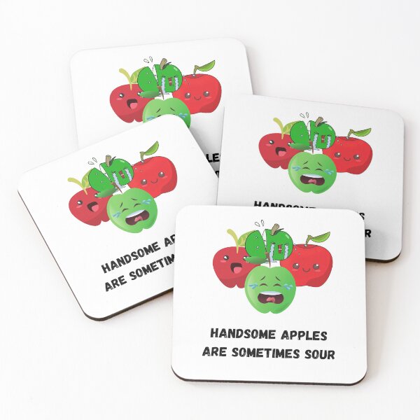 Item preview, Red and green handsome apples. designed and sold by Hinny8.