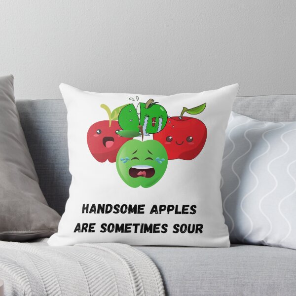 Item preview, Red and green handsome apples. designed and sold by Hinny8.