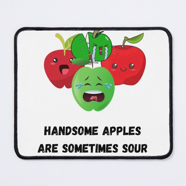 Item preview, Red and green handsome apples. designed and sold by Hinny8.