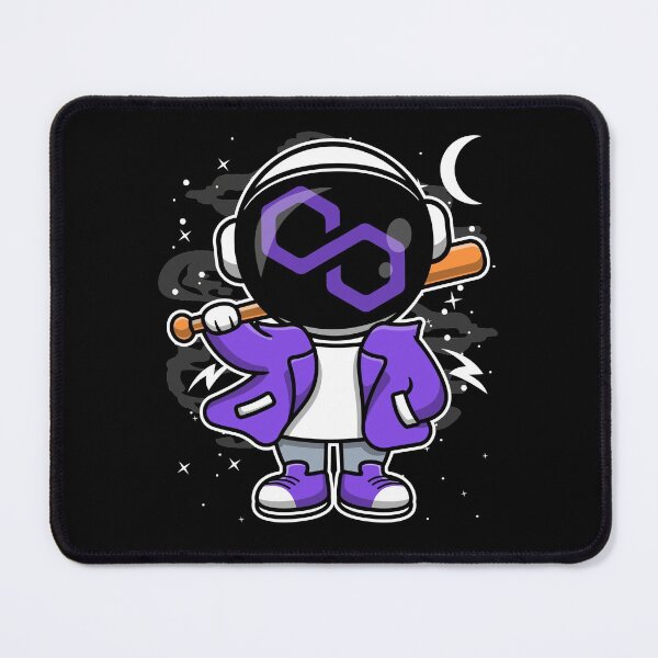 Item preview, Hiphop Astronaut Basketball Polygon Matic Coin To The Moon Crypto Token Blockchain Cryptocurrency Wallet HODL designed and sold by JaxonBrown.