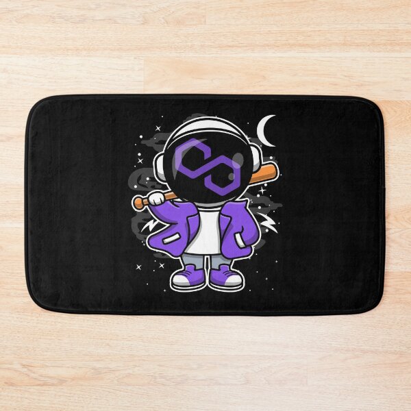 Item preview, Hiphop Astronaut Basketball Polygon Matic Coin To The Moon Crypto Token Blockchain Cryptocurrency Wallet HODL designed and sold by JaxonBrown.