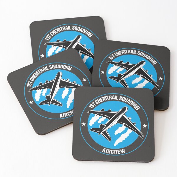 Item preview, Chemtrail Squadron Aircrew Funny Aviation Pilot Gift designed and sold by stearman.