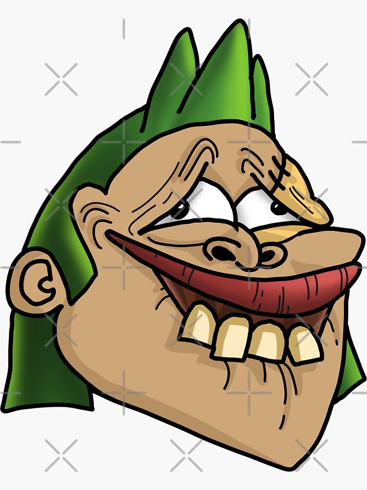 Thumbnail 3 of 3, Sticker, Pudge Monkas v2 designed and sold by chanong.