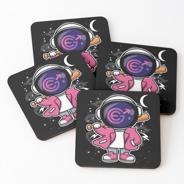 Item preview, Hiphop Astronaut Basketball Evergrow EGC Coin To The Moon Crypto Token Blockchain Cryptocurrency Wallet HODL designed and sold by JaxonBrown.