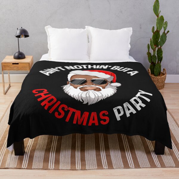 Item preview, Aint Nothin' But A Christmas Party Black African Santa Claus T-Shirt designed and sold by Klaus-Gilbert.