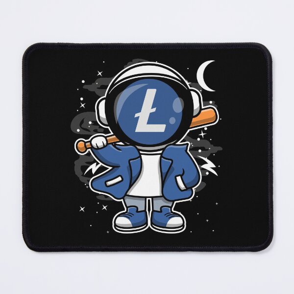 Item preview, Hiphop Astronaut Basketball LiteCoin LTC To The Moon Crypto Token Blockchain Cryptocurrency Wallet HODL designed and sold by JaxonBrown.
