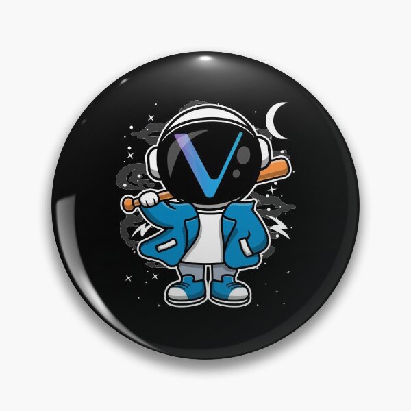 Item preview, Hiphop Astronaut Basketball Vechain VET Coin To The Moon Crypto Token Blockchain Cryptocurrency Wallet HODL designed and sold by JaxonBrown.