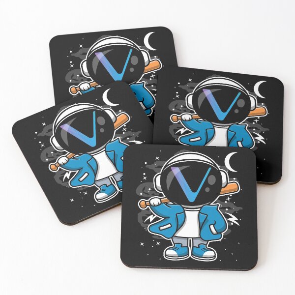 Item preview, Hiphop Astronaut Basketball Vechain VET Coin To The Moon Crypto Token Blockchain Cryptocurrency Wallet HODL designed and sold by JaxonBrown.