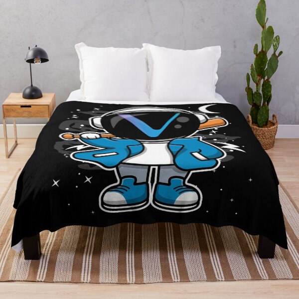 Item preview, Hiphop Astronaut Basketball Vechain VET Coin To The Moon Crypto Token Blockchain Cryptocurrency Wallet HODL designed and sold by JaxonBrown.