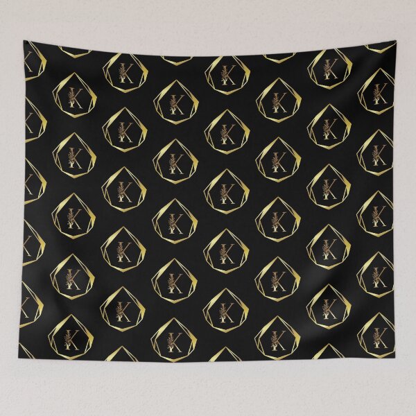 Item preview, Gold Monogram Letter k | English Alphabet Series  designed and sold by BYNANA80.