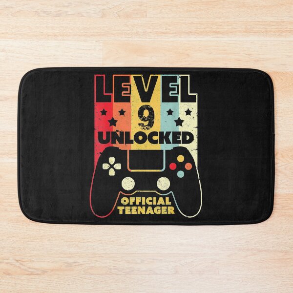 Item preview, 9th Birthday Shirt. Level 9 Unlocked, Official Teenager, gift gamer, gamer shirt designed and sold by Peggy4822.