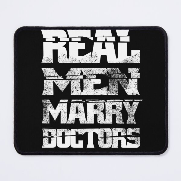 Item preview, Real Men Marry Doctors Future Husband Wedding Announcement designed and sold by Eddie SH.